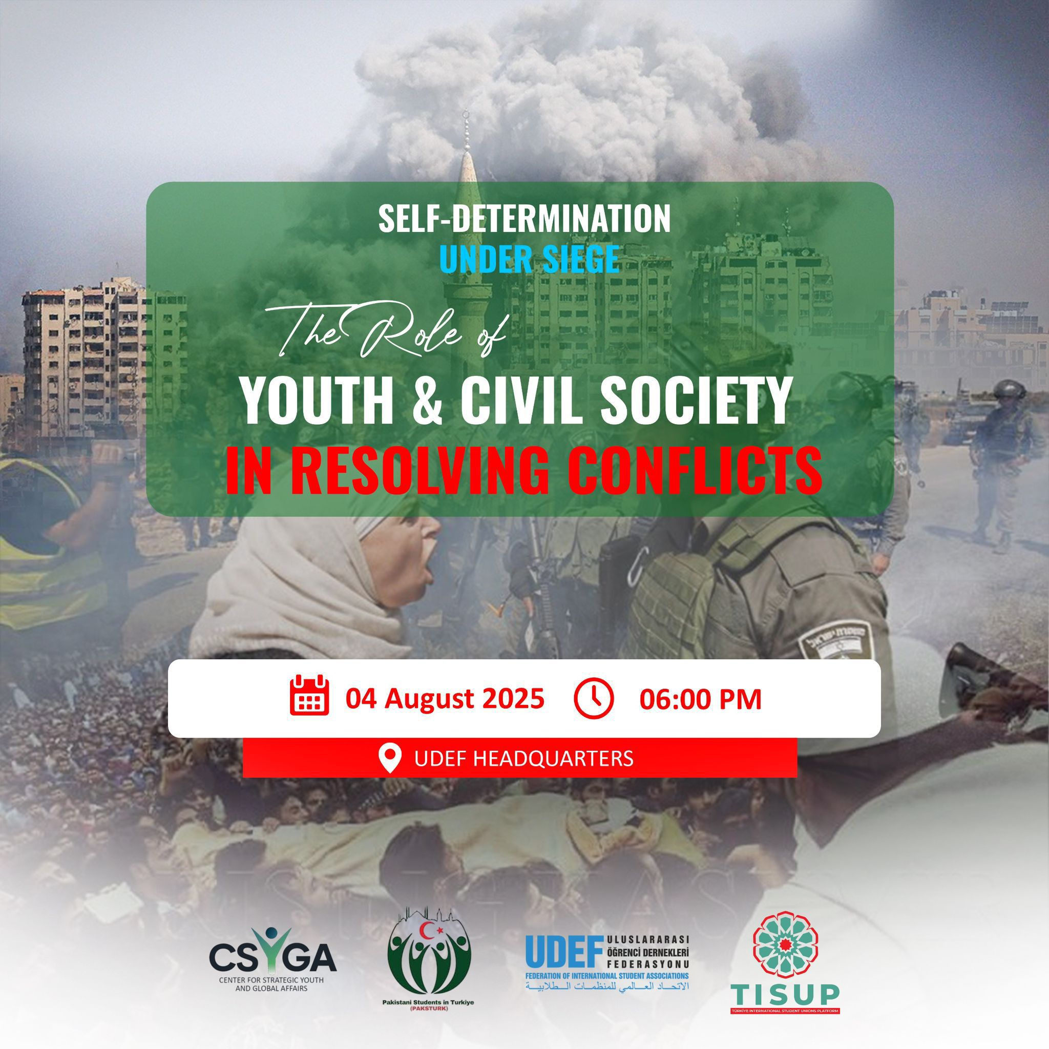 The Role of Youth and Civil Socity in Resolviing Conflicts 2025